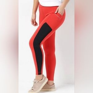 NWOT Mind Body Love color block Leggings